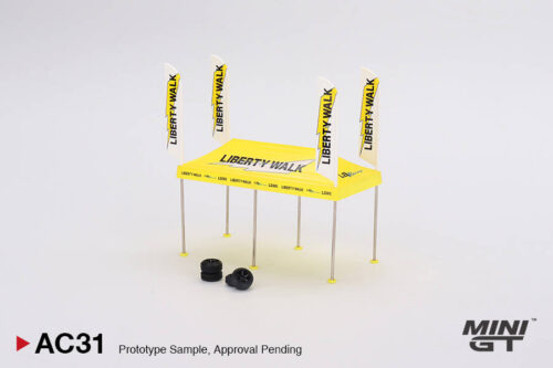 ac31 Mini GT 1/64 Paddock Service Tent Set - LB Racing MGTAC31