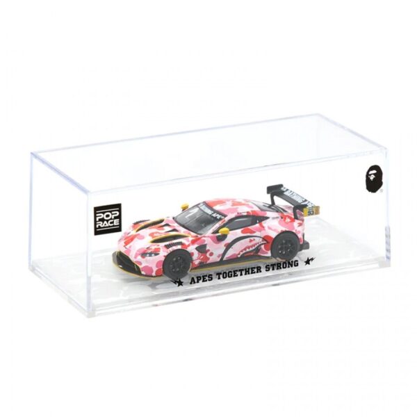 Pop Race 1/64 Aston Martin Bape x Aston Martin Gt3 Pink PR64-AMBA-21PK