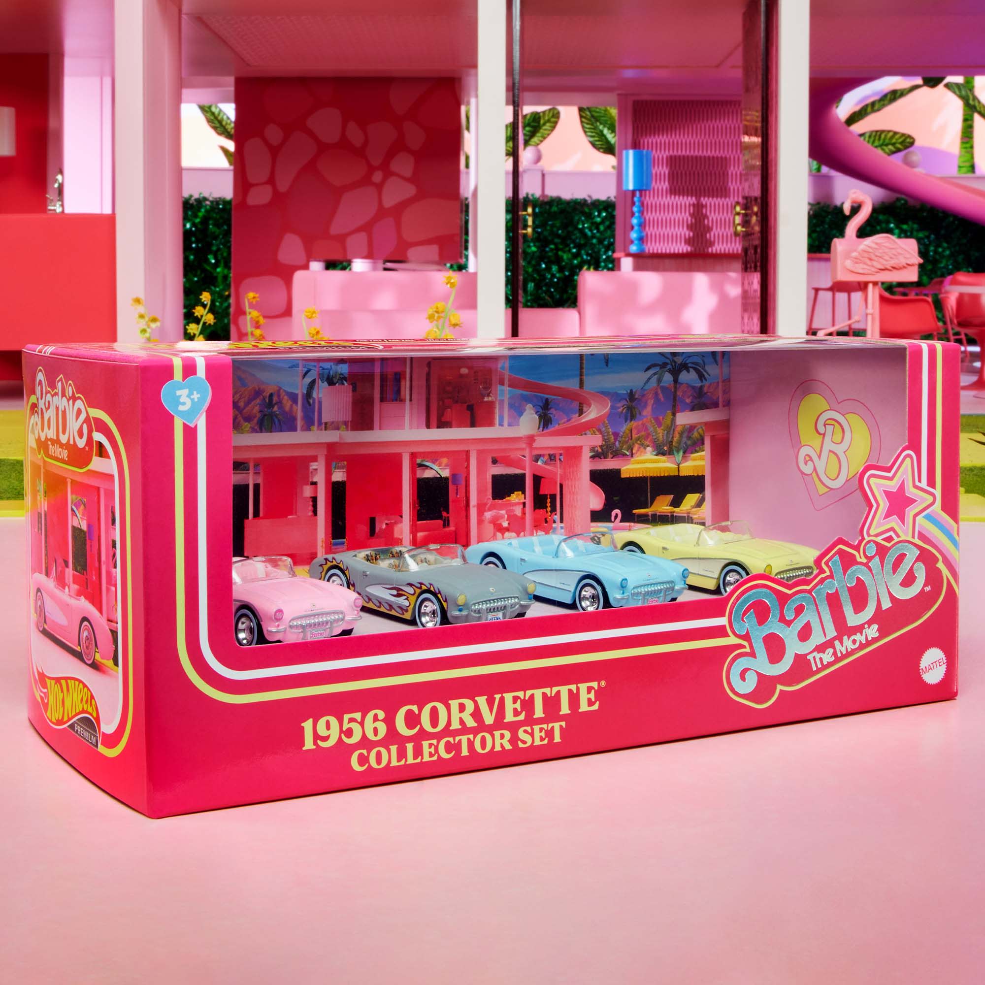 バービーザ・ムービー　ホットウィール・コルベット 4 パック Hot Wheels Collectors Barbie The Movie Hot Wheels Corvette 4-Pack