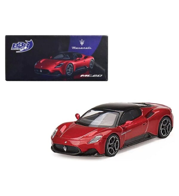 1/64 BBR Maserati MC20 Rosso Vincente BBRDIE6403