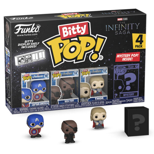 Bitty Pop! Marvel the Infinity Saga 4-Pack Series 1