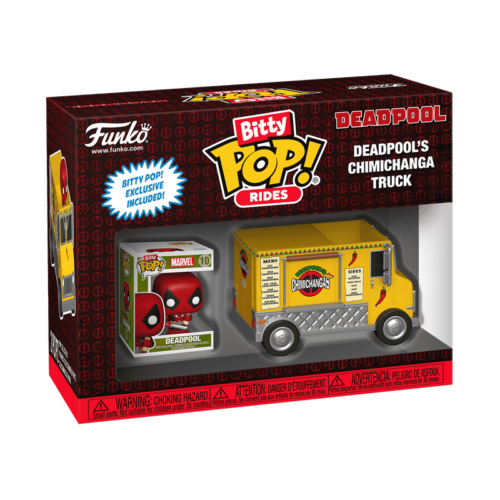 bityy83625 Bitty Pop! Rides Deadpool's Chimichanga Truck