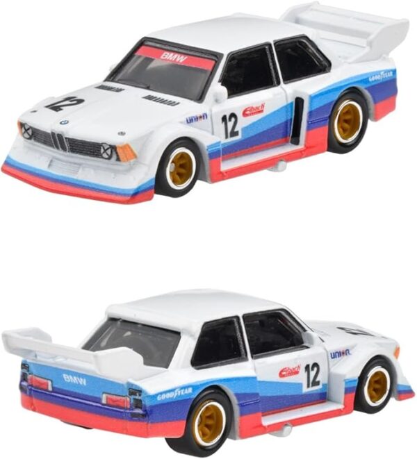 Hot Wheels HKF55 Premium 2-Pack '73 BMW 3.0 CSL Race Car/BMW 320 Group 5