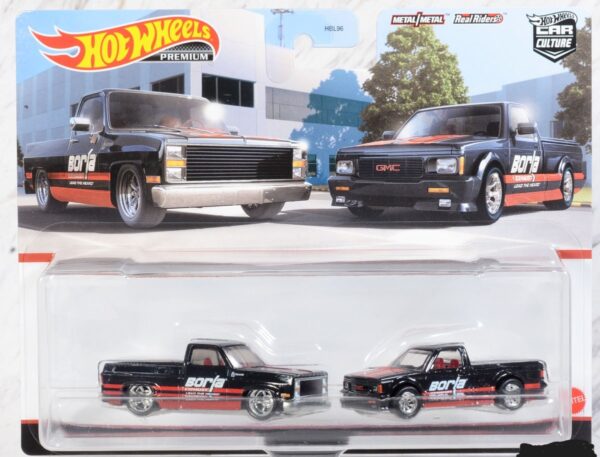 Hot Wheels Premium 2 packs General Motors Pickup chevy and gmc