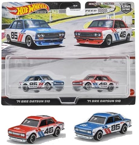 Hot Wheels Premium 2 Pack Datsun 510