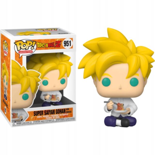 db951.1 Funko Pop Dragon Ball Z Super Saiyan Gohan With Noodles #951