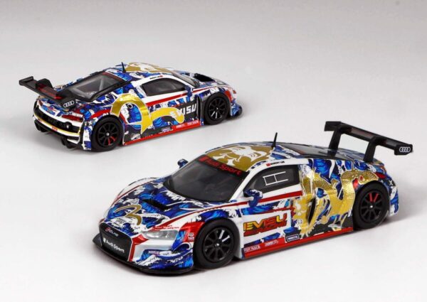 Pop Race 1/64 Audi R8 Macau Grand Prix 2020 EVISU Marchy Lee PR64-R8LMS-EVISU