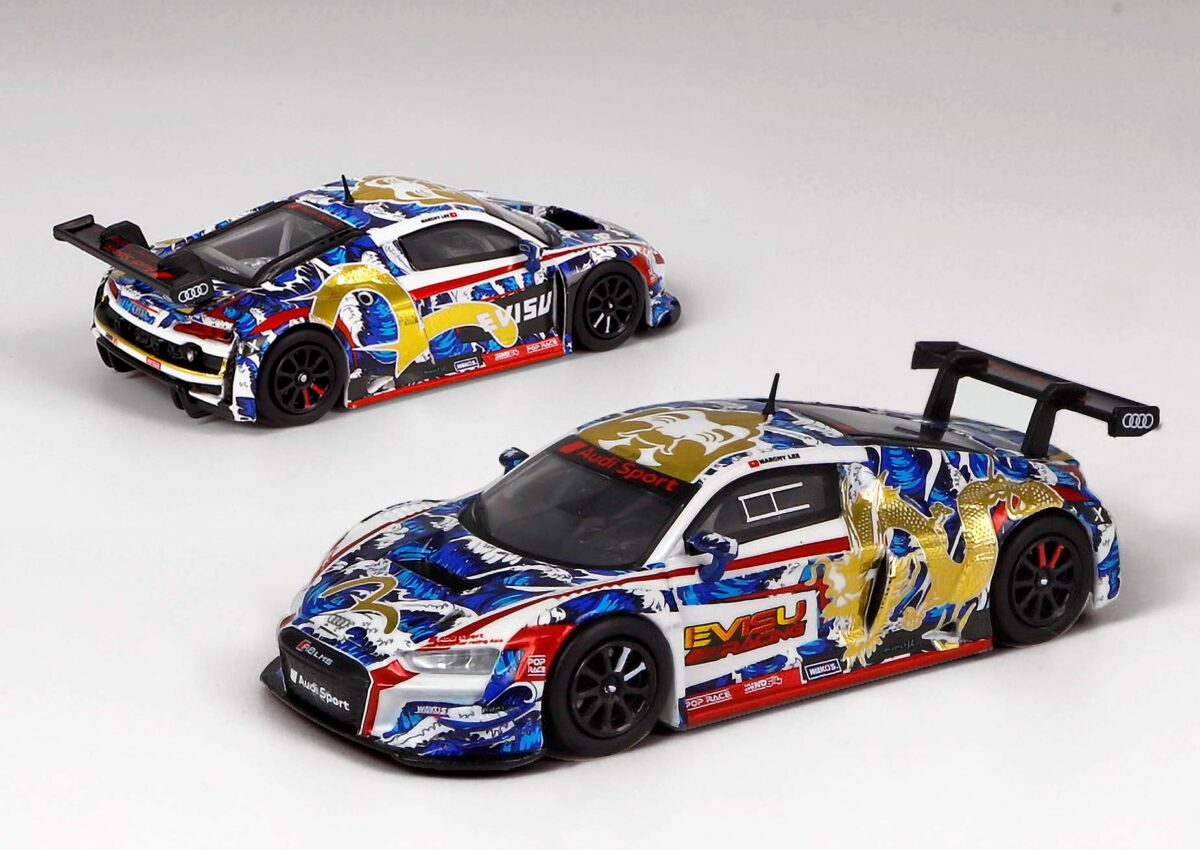 Pop Race 1/64 Audi R8 Macau Grand Prix 2020 EVISU Marchy Lee PR64