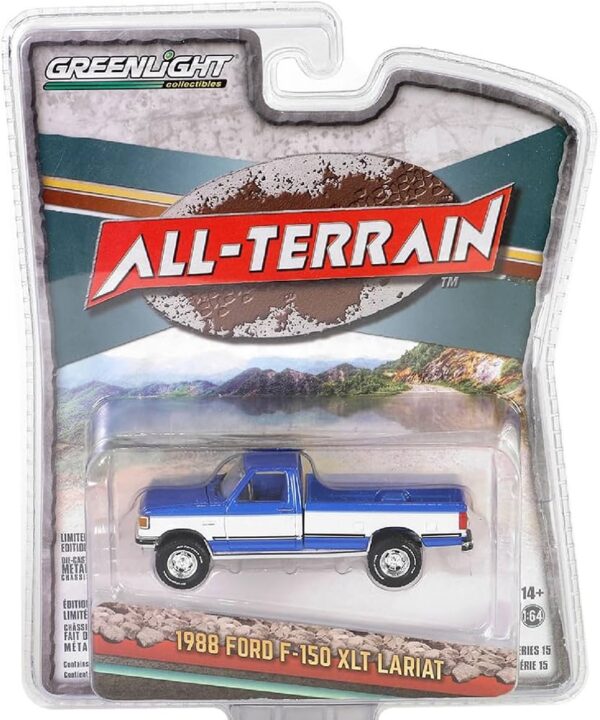 GREENLIGHT Green Light 1:64 Scale All Terrain Series 15 "1988 Ford F-150 XLT Lariat" 35270-D