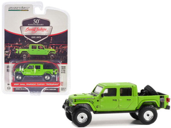 Greenlight 1/64 2021 Jeep Gladiator Hellephant Barrett-Jackson 37290-F