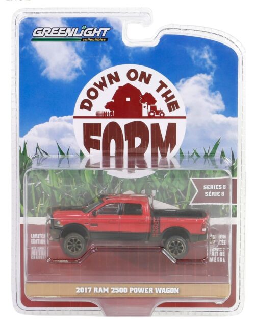 1:64 GreenLight *DOWN ON THE FARM 8* Muddy 2017 RAM Power Wagon Pickup