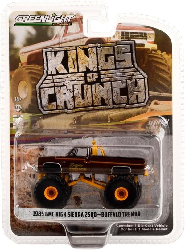 Greenlight 1:64 Kings of Crunch 49110-D Buffalo Tremor 1985 GMC High Sierra 2500