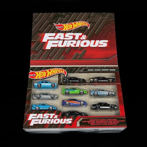 Hot Wheels Fast and Furious  10 Car SET HNT21