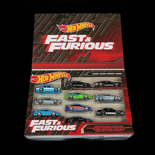 Hot Wheels Fast and Furious  10 Car SET HNT21