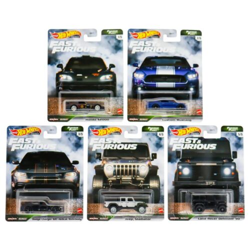 Hot Wheels Premium Fast & Furious Fleet Complete Set of 5  GBW75-956N