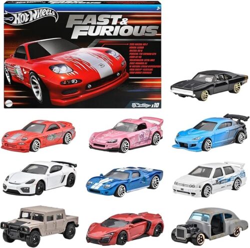 Hot Wheels HVX27 HW Fast & Furious 10'lu Set
