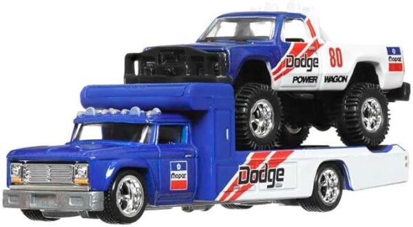 Hot Wheels Premium HKF38 Team Transport '80 Dodge Macho Power Wagon/Retro Rig (#51)