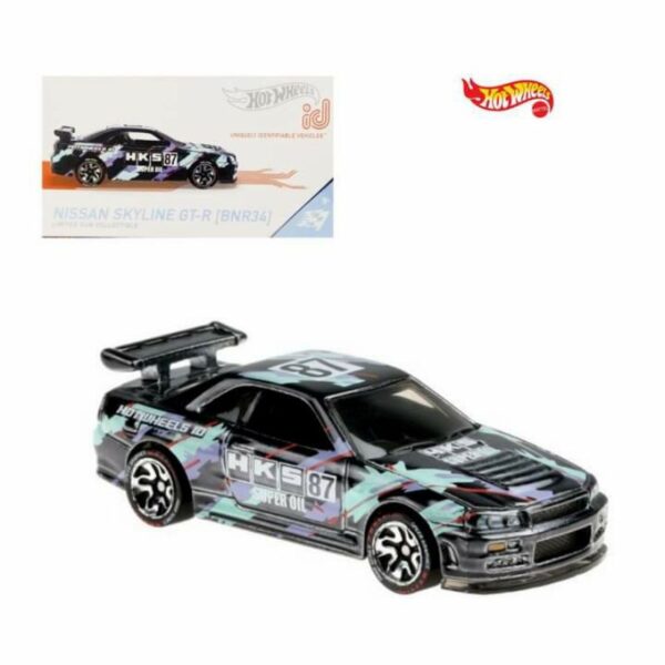 Hot Wheels ID 2021 Nissan Skyline GT-R BNR34 HKS Super Oil