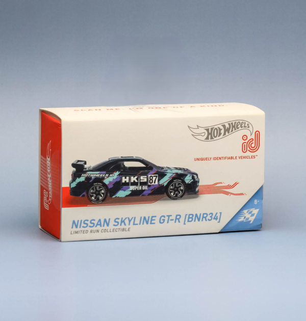 Hot Wheels ID 2021 Nissan Skyline GT-R BNR34 HKS Super Oil