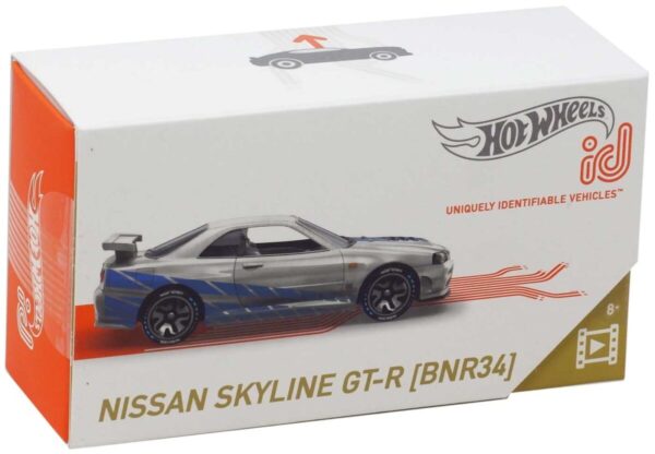 Hot Wheels ID Nissan Skyline GT-R, [Silver] Fast and Furious