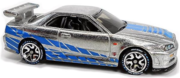 Hot Wheels ID Nissan Skyline GT-R, [Silver] Fast and Furious