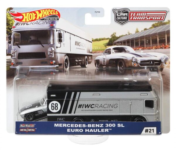Hot Wheels Team Transport Mercedes Benz 300 SL Euro Hauler