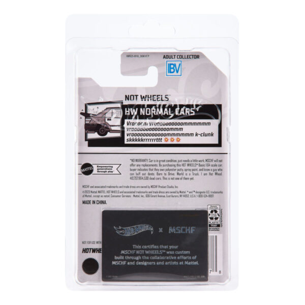 hwv25.1 Mattel Creations Hot Wheels x MSCHF Not Wheels