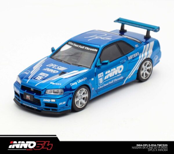 Inno64 Nissan Skyline GT-R (R34) DPLS X INNO64 IN64-DPLS-R34-TMCS25