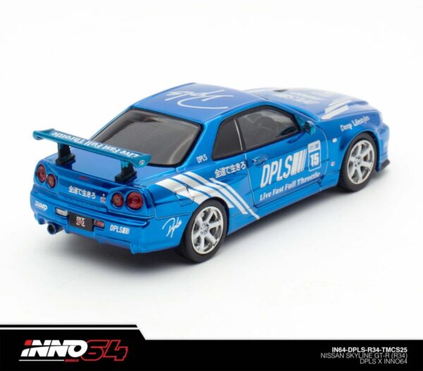 Inno64 Nissan Skyline GT-R (R34) DPLS X INNO64 IN64-DPLS-R34-TMCS25