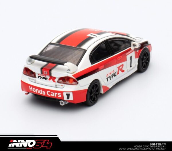 Inno64 Honda Civic Type-R FD2 #1 Japan One Make Race Prototype 2007 IN64-FD2-TR