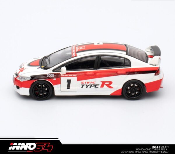 Inno64 Honda Civic Type-R FD2 #1 Japan One Make Race Prototype 2007 IN64-FD2-TR