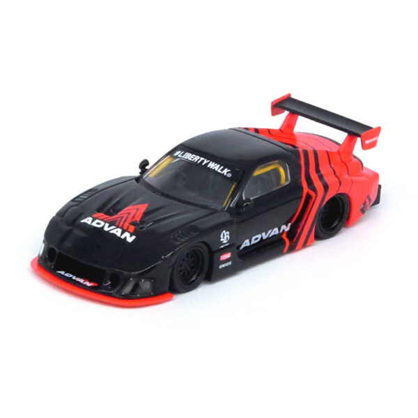 Inno 1/64 LBWK MAZDA RX7 (FD3S) LB-SUPER SILHOUETTE "ADVAN LIVERY" IN64-LBWK-RX7-05