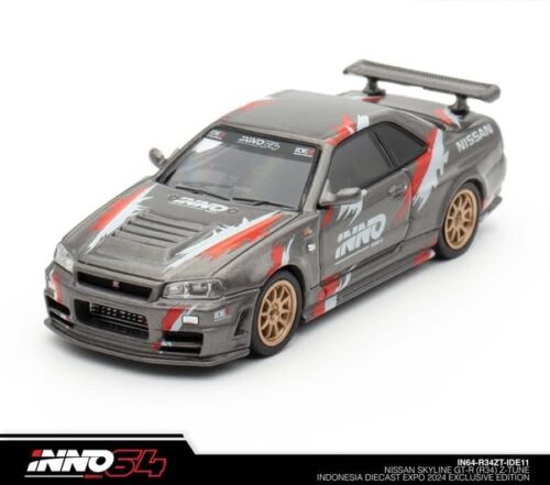 Inno64 Nissan Skyline GT-R (R34) Z-Tune Indonesia Diecast Expo 2024 Exclusive Edition IN64-R34ZT-IDE11