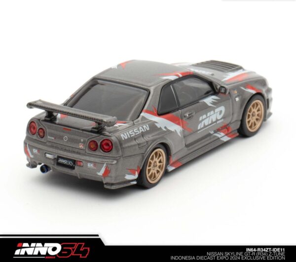 Inno64 Nissan Skyline GT-R (R34) Z-Tune Indonesia Diecast Expo 2024 Exclusive Edition IN64-R34ZT-IDE11