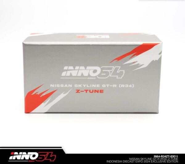 Inno64 Nissan Skyline GT-R (R34) Z-Tune Indonesia Diecast Expo 2024 Exclusive Edition IN64-R34ZT-IDE11