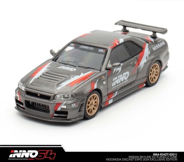 Inno64 Nissan Skyline GT-R (R34) Z-Tune Indonesia Diecast Expo 2024 Exclusive Edition IN64-R34ZT-IDE11