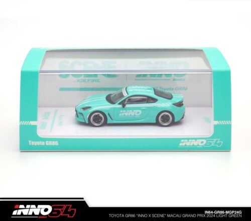 Inno64 Toyota GR86 "INNO x SCENE" Macau Grand Prix 2024 Light Green