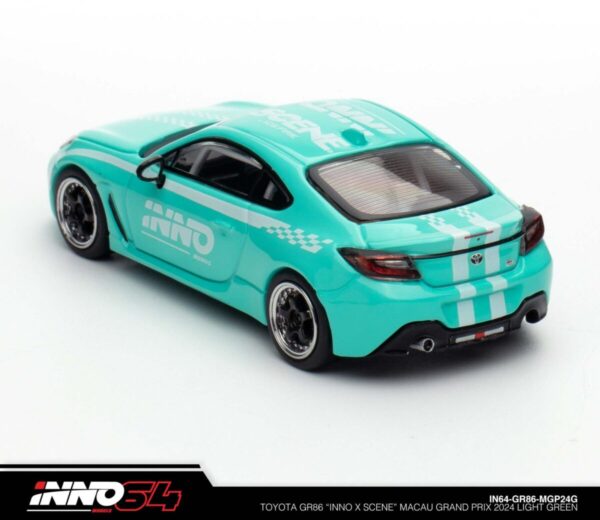 Inno64 Toyota GR86 "INNO x SCENE" Macau Grand Prix 2024 Light Green