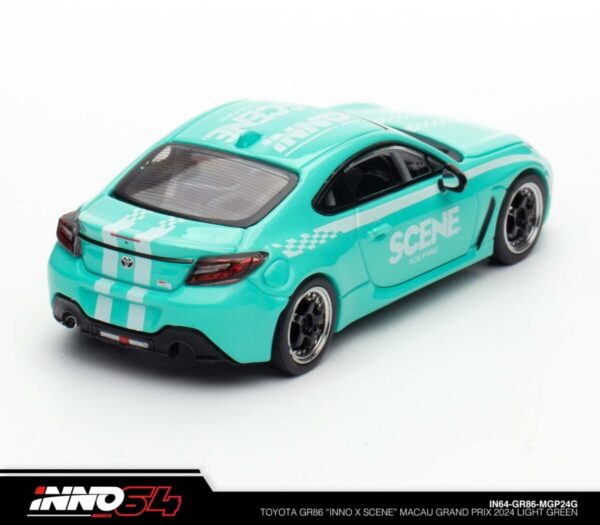 Inno64 Toyota GR86 "INNO x SCENE" Macau Grand Prix 2024 Light Green