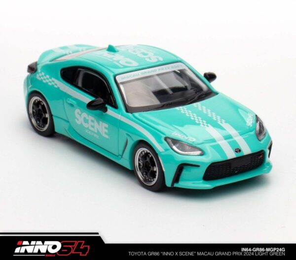 Inno64 Toyota GR86 "INNO x SCENE" Macau Grand Prix 2024 Light Green