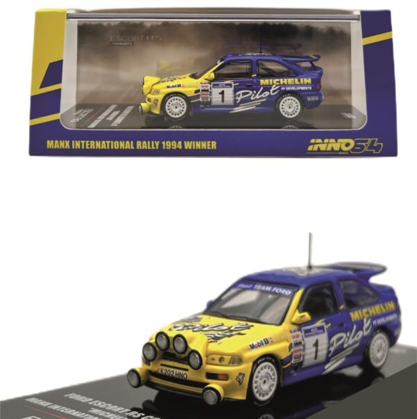 İNNO64 Ford Escort RS Cosworth #1 Michelin Pilot Manx international Rally 1994 Winner Wilson/Thomas