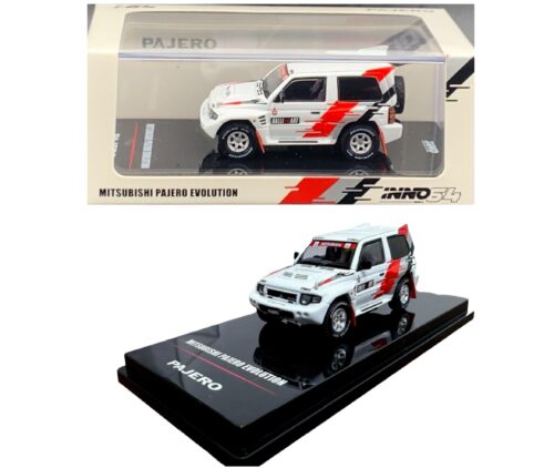 İNNO64 Mitsubishi Pajero Evolution RalliArt White