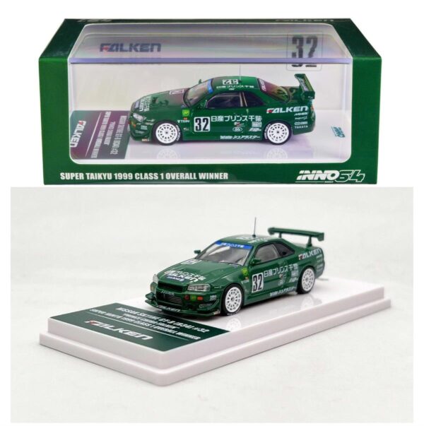 İNNO64 Nissan Skyline GT-R R34 #32 Prince Chiba Falken Super Taikyu 1999 Class 1 Overall Winner