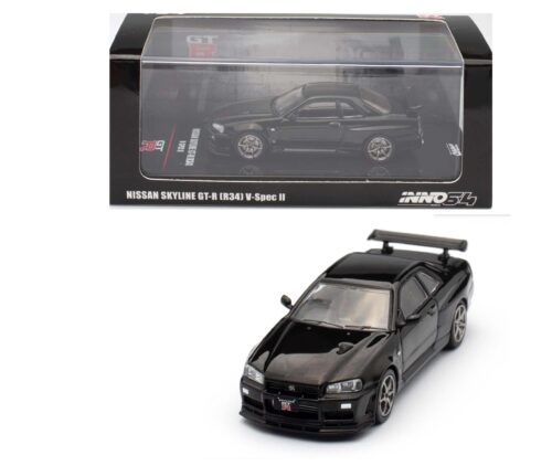 inno64-nissan-skyline-gt-r-r34-v-spec--41eb-9 İNNO64 Nissan Skyline GT-R R34 V-Spec II Black