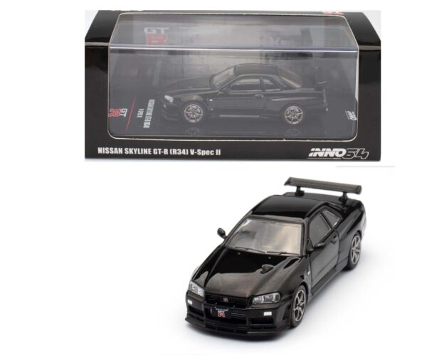 İNNO64 Nissan Skyline GT-R R34 V-Spec II Black