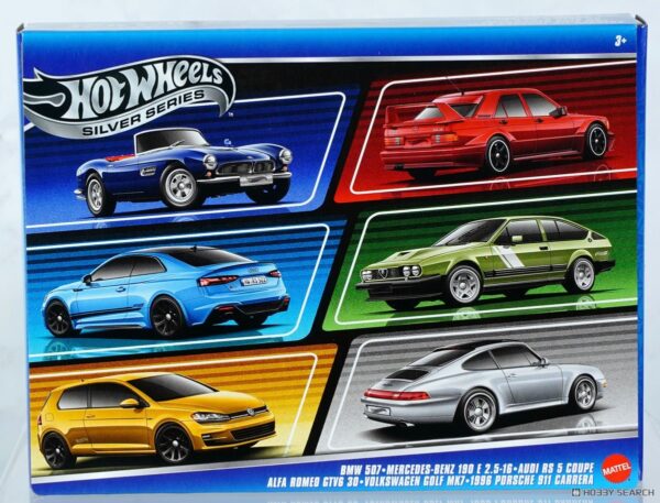 Hot Wheels Silver Series Euro Style Mutipack 6'lı Araba Seti JBY79