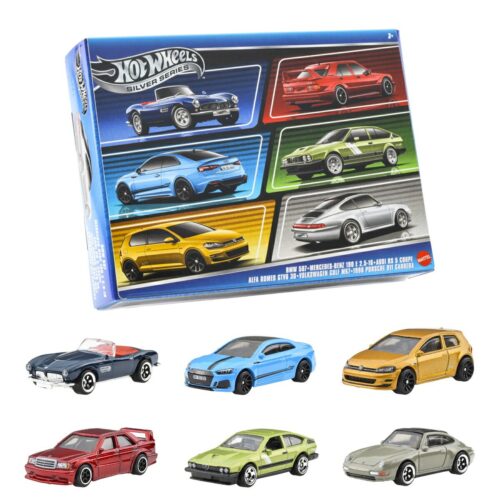 Hot Wheels Silver Series Euro Style Mutipack 6'lı Araba Seti JBY79