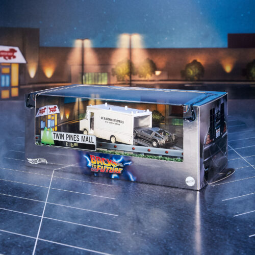 jkg05 Hot Wheels Back to the Future 40th Anniversary Set