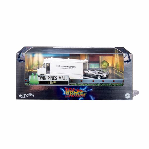 jkg05.3 Hot Wheels Back to the Future 40th Anniversary Set