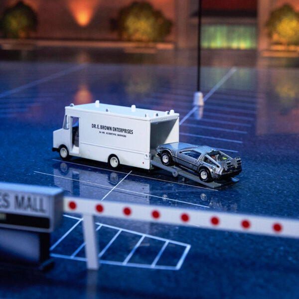 jkg05.8 Hot Wheels Back to the Future 40th Anniversary Set